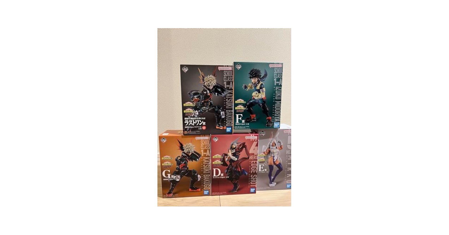 僕のヒーローアカデミア　ラストワン賞　緑谷出久&壊理 Amazon.co.jp: ヒロアカ 爆豪勝己 ラストワンver F賞 緑谷出久 G